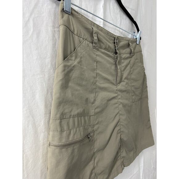 World Wide Sportsman Skirt 4 Tan Beige Ripstop Nylon Mini Gorpcore Nature Hiking - Picture 2 of 7